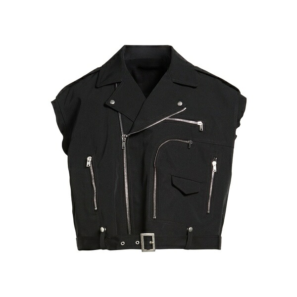 【貨物輸送無料】 リックオウエンス レディース 上衣＆上衣 アウター Vests Black