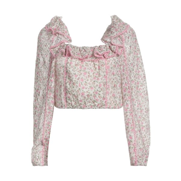 【貨物輸送無料】 ラブスハックファンシー レディース プルオーバー トップス Tops White