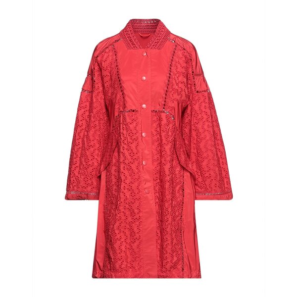 【貨物輸送無料】 エルマンノ シェルヴィーノ レディース 上衣＆上衣 アウター Overcoats \u0026 Trench Coats Red