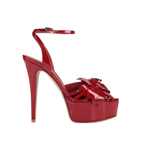 【貨物輸送無料】 ジーナ レディース サンダル シューズ Sandals Red