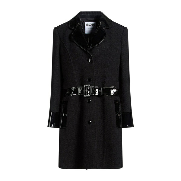 【貨物輸送無料】 モスキーノ レディース 上衣＆上衣 アウター Coats Black