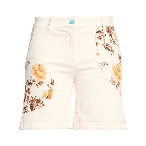 【送料無料】 コンタット レディース デニムパンツ ボトムス Denim shorts Pink|asty
