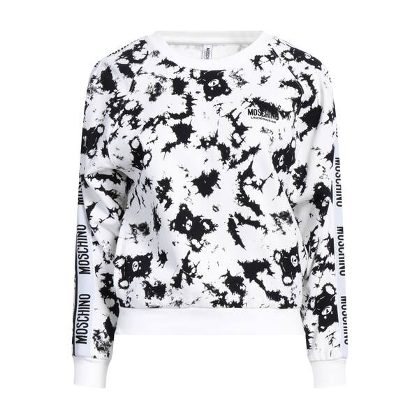 【送料無料】 モスキーノ レディース パーカー・スウェットシャツ アウター Sweatshirts White｜asty