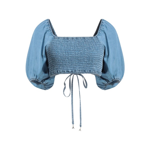 【送料無料】 パトリツィア ペペ レディース Tシャツ トップス Tops Blue｜asty