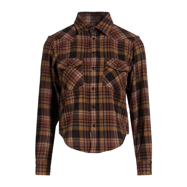 【貨物輸送無料】 アリーズ レディース プルオーバー トップス Shirts Brown