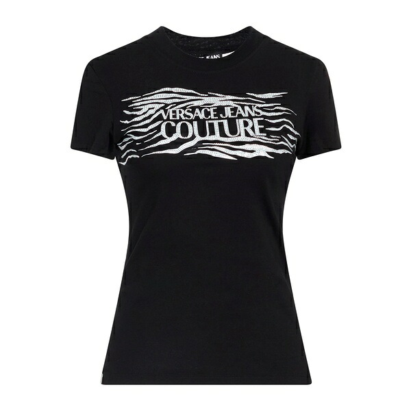 【貨物輸送無料】 呼びりん探し回る レディース プルオーバー トップス T-shirts Black