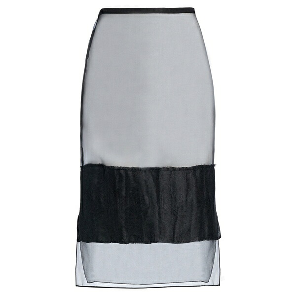 【貨物輸送無料】 紙鳶 レディース スコート ボトムス Midi skirts Black