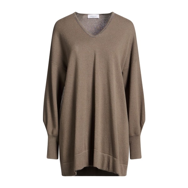 【貨物輸送無料】 ファビアナ フィリッピ レディース 編み物\u0026スウェーター アウター Sweaters Green