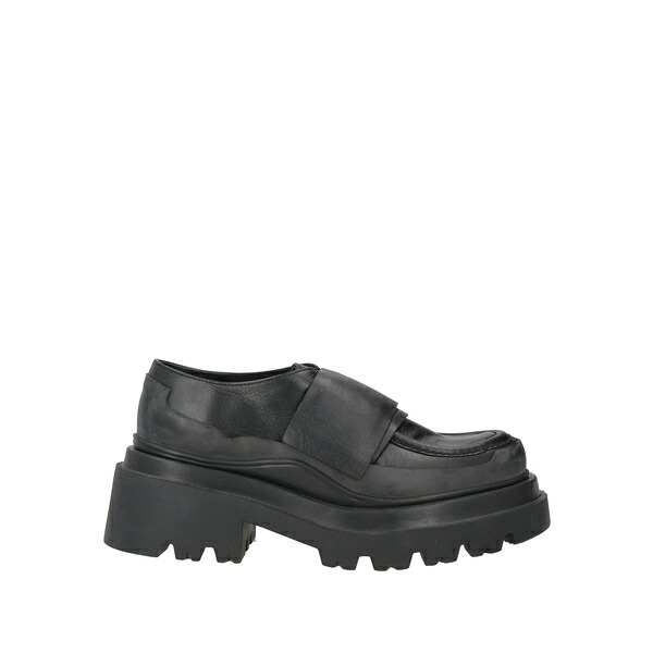 【貨物輸送無料】 プランシー レディース スリッポン・ローファー シューズ Loafers Black