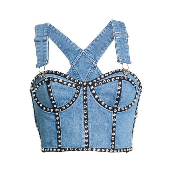 【貨物輸送無料】 モスキーノ レディース ティーシャツ トップス Tops Blue