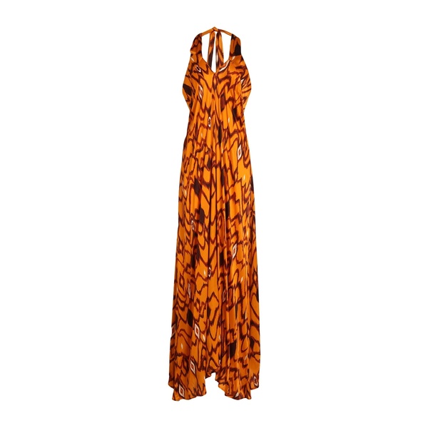 【送料無料】 ハナミ ドール レディース ワンピース トップス Maxi dresses Orange|asty