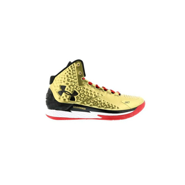 Under Armour アンダーアーマー メンズ スニーカー  【UA Curry 1 All American】  大きさ US_9(27.0珊) Metallic Gold/Black-Red