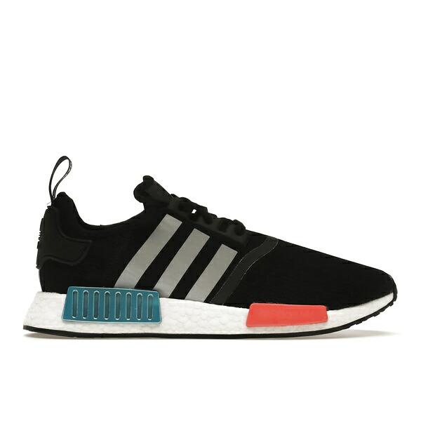 adidas アディダス メンズ スニーカー  【adidas NMD R1 Black Silver Solar Red】  大きさ US_7.5(25.5珊) Core Black/Silver Metallic/Solar Red
