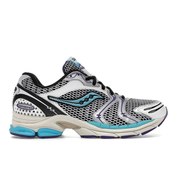 Saucony サッカニー メンズ スニーカー  【Saucony ProGrid Triumph 4 White Blue】  大いさ US_8.5(26.5糎) White/Blue