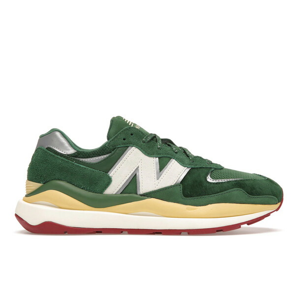 New Balance ニュー平衡にする メンズ スニーカー  【New Balance 57/40 Bricks \u0026 Wood】  大きさ US_8.5(26.5珊) Forest Green/Natural/White