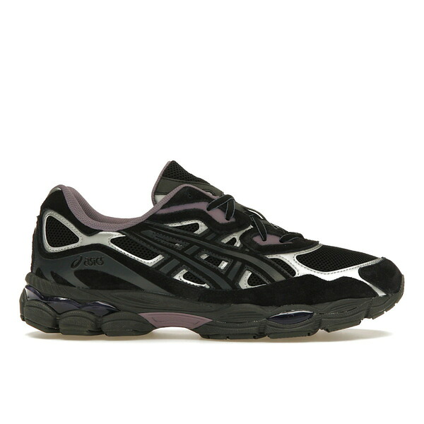 ASICS アシックス メンズ スニーカー  【ASICS Gel-NYC Black Purple Graphite Grey】  大きさ US_6(24.0珊) Black/Graphite Grey