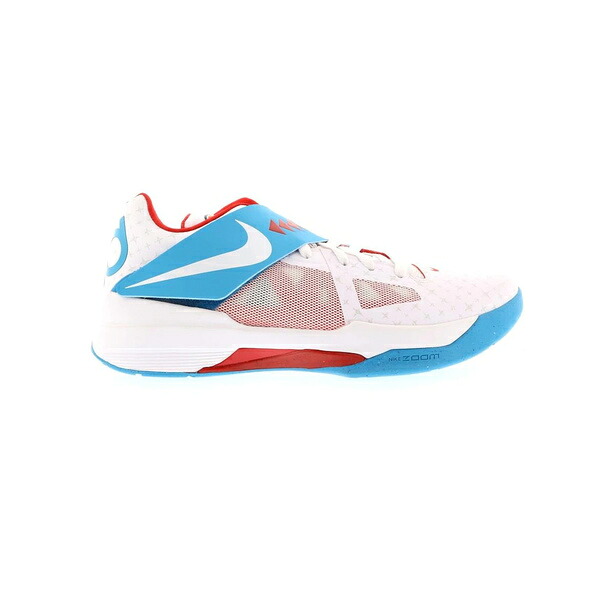Nike ナイキ メンズ スニーカー 【Nike KD 4 N7 White】 サイズ US_11.5(29.5cm) White/White-Dark Turquoise-Challenge Red｜asty