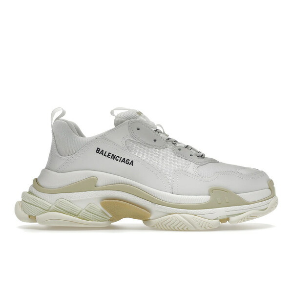 Balenciaga バレンシアガ メンズ スニーカー  【Balenciaga Triple S White Tan】  大いさ US_6(24.0糎) White/Tan