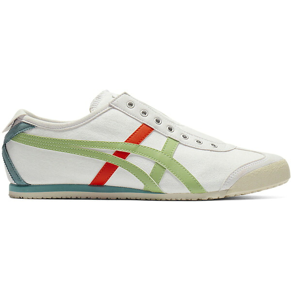 Onitsuka Tiger オニツカタイガー メンズ スニーカー  【Onitsuka Tiger Mexico 66 Slip-On White Jade Orange】  大きさ US_6.5(24.5珊) White/Jade