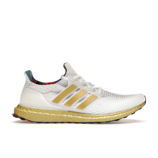adidas アディダス メンズ スニーカー  【adidas Ultra Boost 5.0 Title I Title IX】  大きさ US_11.5(29.5珊) Cloud White/Gold Metallic/Royal Blue