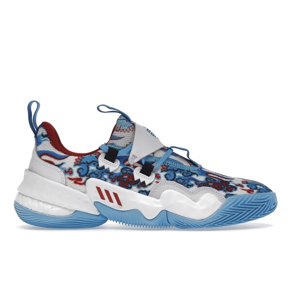 adidas アディダス メンズ スニーカー  【adidas Trae Young 1 Chinese New Year】  大きさ US_9(27.0珊) Sky Rush/Blue Rush-Core Black