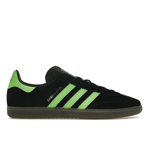 adidas アディダス メンズ スニーカー  【adidas Samba Deco SPZL Black Lucid Lime】  大きさ US_11.5(29.5珊) Core Black/Lucid Lime/Gum