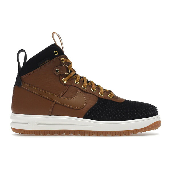 Nike ナイキ メンズ スニーカー  【Nike Lunar Force 1 High Duckboot Ale Brown Black】  大きさ US_12.5(30.5珊) Ale Brown/Black/Gold Tone/Ale Brown