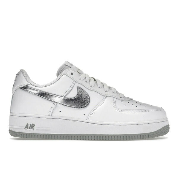 Nike ナイキ メンズ スニーカー  【Nike Air Force 1 \u002707 Low Color of the Month White Metallic Silver】  大きさ US_12.5(30.5珊) White-Metallic Silver-Metallic Gold