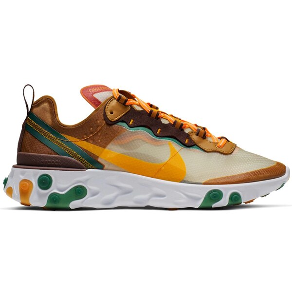 Nike ナイキ メンズ スニーカー  【Nike React Element 87 Orange Peel】  大きさ US_10(28.0珊) Pale Ivory/Orange Peel