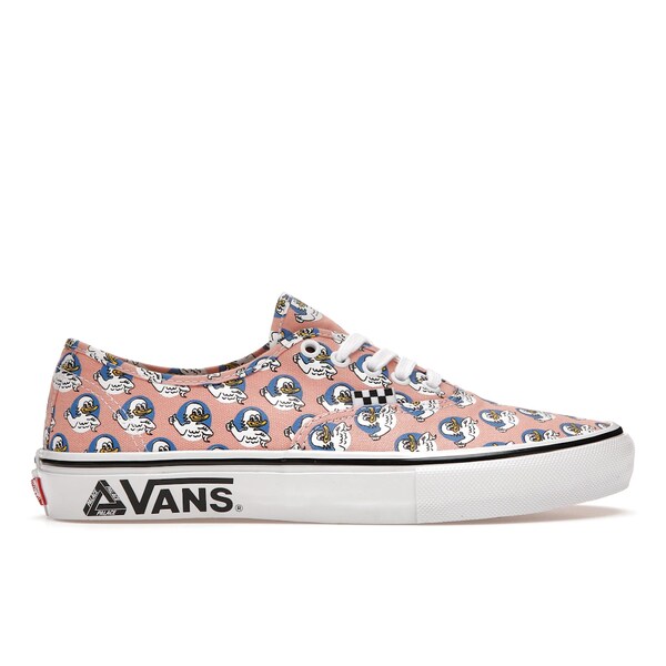 Vans バンズ メンズ スニーカー  【Vans Skate Authentic Palace Jeremy the Duck Black Salmon】  大きさ US_11(29.0珊) Salmon/White/Royal