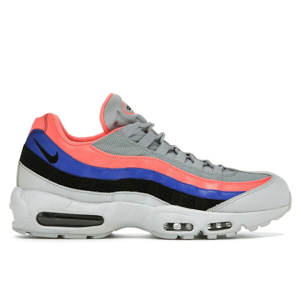 Nike ナイキ メンズ スニーカー  【Nike Air Max 95 Ultramarine Platinum】  大いさ US_9.5(27.5糎) Pure Platinum/Bright Mango-Racer Blue-Black