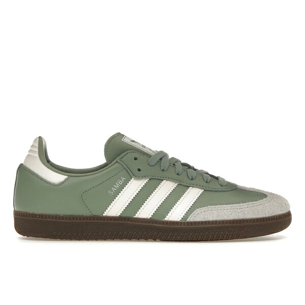 adidas アディダス メンズ スニーカー  【adidas Samba OG Silver Green Chalk White】  大きさ US_M_4.5 Silver Green/Chalk White/Gum