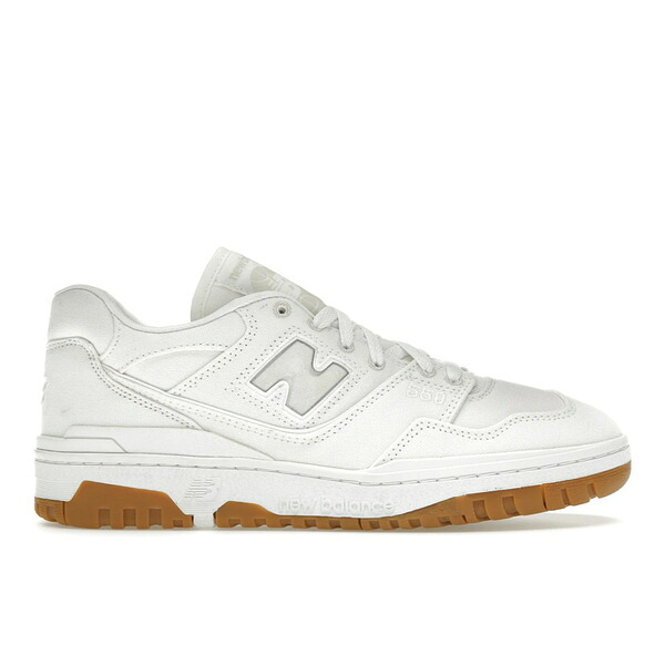 New Balance ニュー平衡にする メンズ スニーカー  【New Balance 550 White Canvas Gum】  大きさ US_9.5(27.5珊) White/Gum