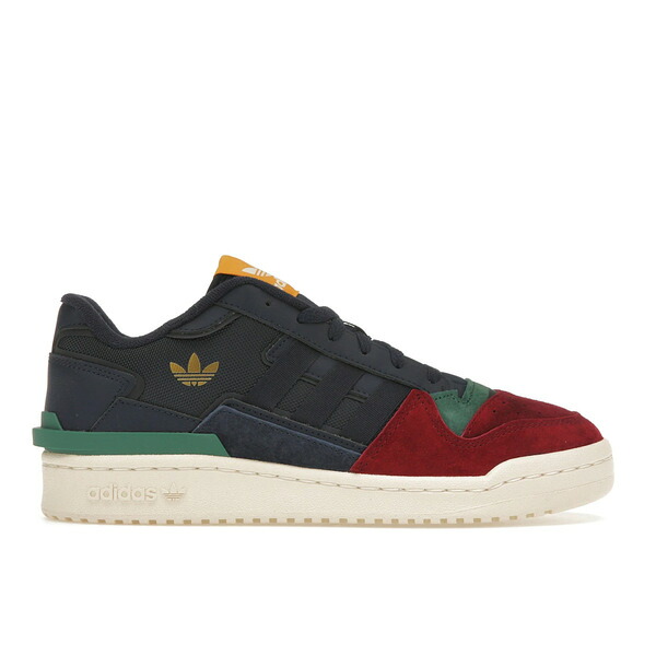 adidas アディダス メンズ スニーカー  【adidas Forum Exhibit Low 2.0 Collegiate Navy Burgundy Green】  大きさ US_11(29.0珊) Team Coll Burgundy 2/Collegiate Navy/Collegiate Green