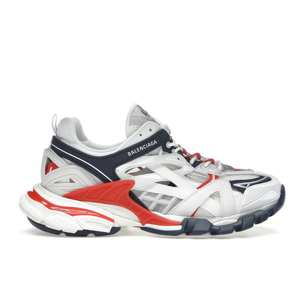 Balenciaga バレンシアガ メンズ スニーカー  【Balenciaga Track.2 White Grey Blue Red】  大いさ US_6(24.0糎) White/Grey/Blue/Red