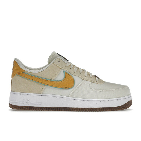 Nike ナイキ メンズ スニーカー  【Nike Air Force 1 Low Happy Pineapple Coconut Milk】  大いさ US_9(27.0糎) Coconut Milk/Green Glow-Natural-Metallic Gold