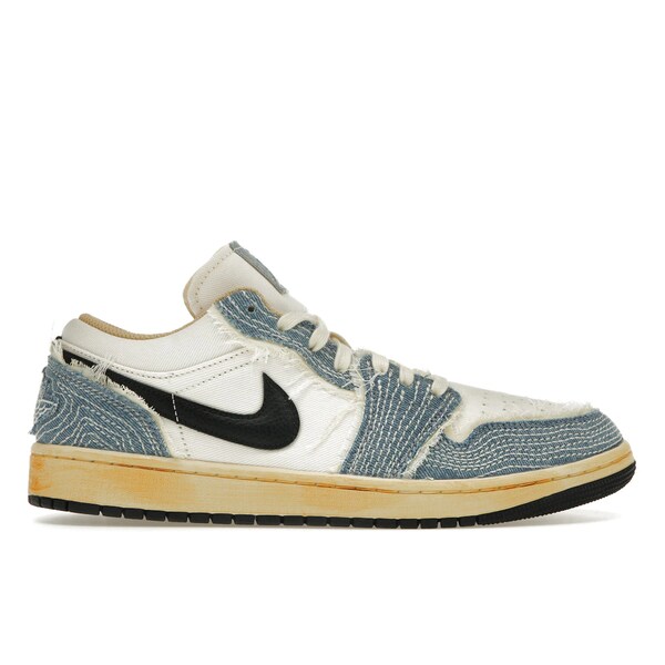 Jordan ジョーダン メンズ スニーカー  【Jordan 1 Low SE WRMK Sashiko Denim】  大いさ US_M_13 Ashen Slate/Black/Pale Ivory/Sesame
