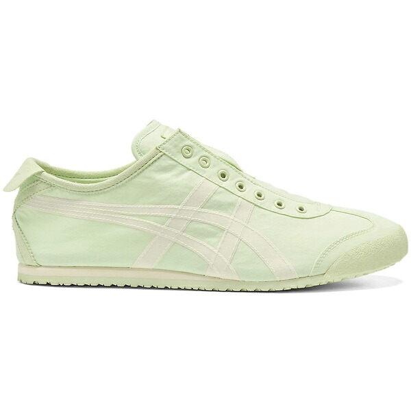 ASICS アシックス メンズ スニーカー  【Onitsuka Tiger Mexico 66 Slip-On Green Cream】  大いさ US_7(25.0糎) Green/Cream