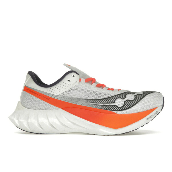Saucony サッカニー メンズ スニーカー  【Saucony Endorphin Pro 4 White Black】  大きさ US_M_13 White/Black