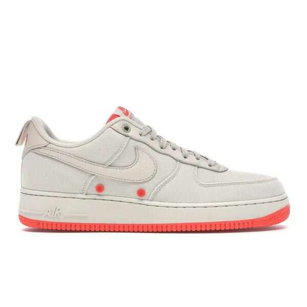 Nike ナイキ メンズ スニーカー  【Nike Air Force 1 Low Canvas Desert Sand】  大きさ US_10(28.0珊) Desert Sand/Desert Sand-Rush Coral