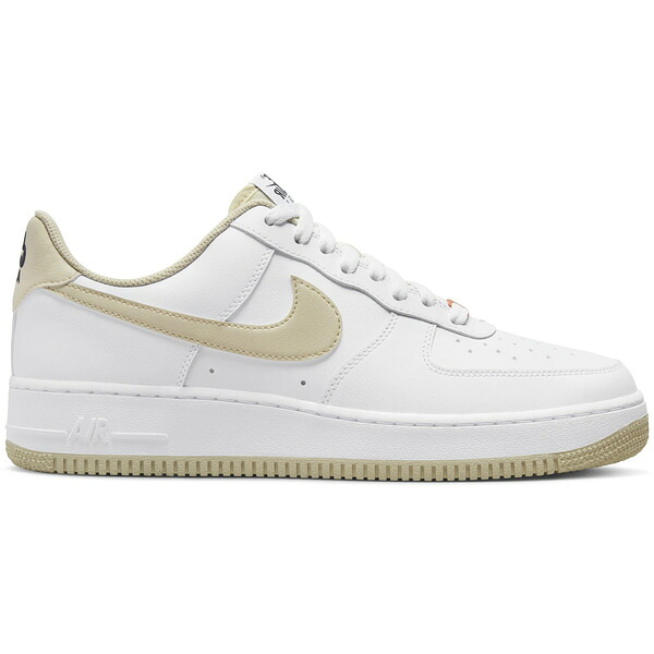 Nike ナイキ メンズ スニーカー  【Nike Air Force 1 Low \u002707 White Rattan】  大きさ US_7(25.0珊) White/Rattan-White-Team Orange-Coconut Milk