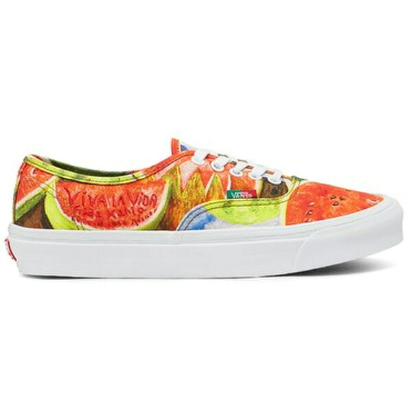 Vans バンズ メンズ スニーカー  【Vans Authentic Frida Kahlo】  大いさ US_8(26.0糎) Watermelons/True White