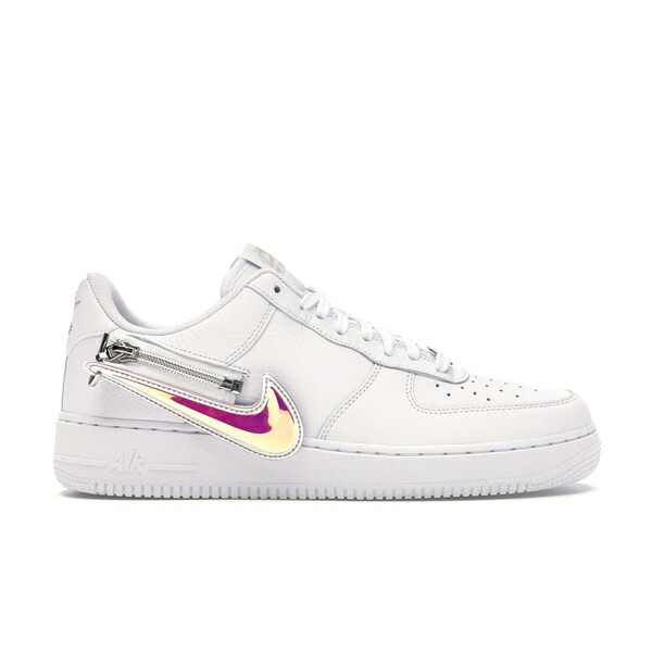 Nike ナイキ メンズ スニーカー  【Nike Air Force 1 Low Zip Swoosh White】  大きさ US_9.5(27.5珊) White/Black-White