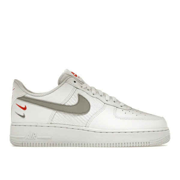 Nike ナイキ メンズ スニーカー  【Nike Air Force 1 Low \u002707 SE Double Swoosh White Picante】  大きさ US_11(29.0珊) White/Picante Red/Wolf Grey