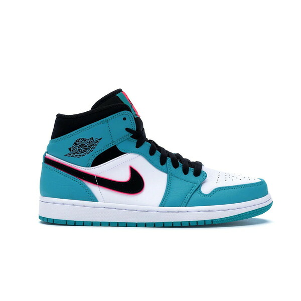 Jordan ジョーダン メンズ スニーカー  【Jordan 1 Mid South Beach】  大きさ US_9.5(27.5珊) Turbo Green/Black-Hyper Pink-Orange Peel