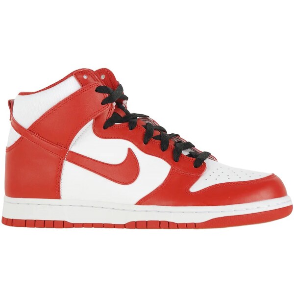 Nike ナイキ メンズ スニーカー  【Nike Dunk High White Varsity Red (2009)】  大きさ US_12(30.0珊) White/Varsity Red/Black
