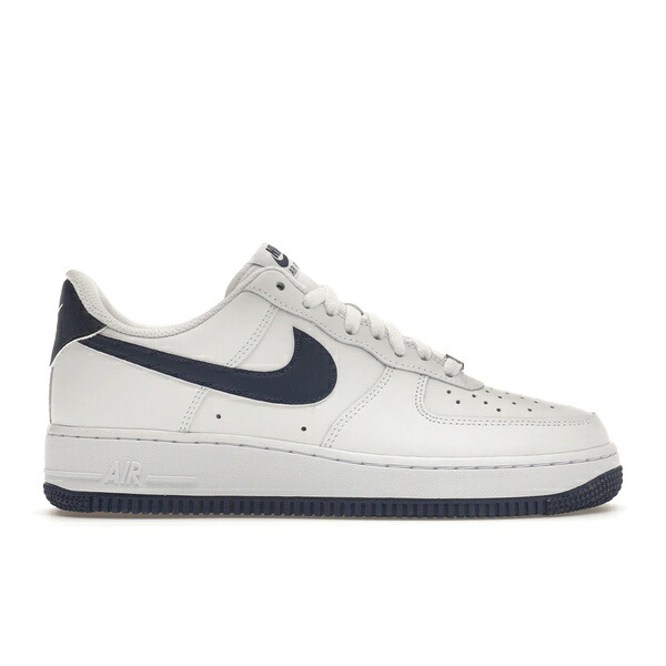 Nike ナイキ メンズ スニーカー  【Nike Air Force 1 \u002707 White Midnight Navy (2024)】  大きさ US_11(29.0珊) White/Midnight Navy
