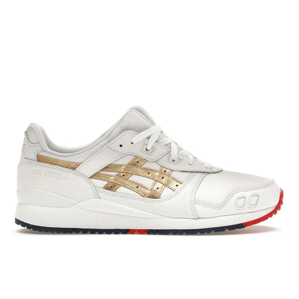 ASICS アシックス メンズ スニーカー  【ASICS Gel-Lyte III Ronnie Fieg Tokyo Trio Super Gold】  大きさ US_7.5(25.5珊) White/Gold