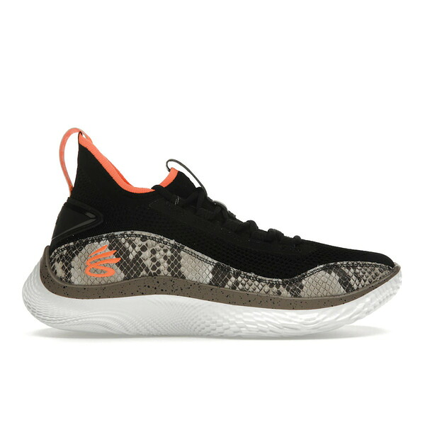 Under Armour アンダーアーマー メンズ スニーカー  【Under Armour Curry Flow 8 Strike and Flow】  大きさ US_12(30.0珊) Black/White/Snake