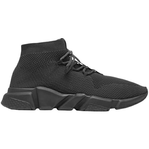 Balenciaga バレンシアガ メンズ スニーカー 【Balenciaga Speed Trainer Lace Up Black/Black】 サイズ US_8(26.0cm) Black/Black/Black|asty